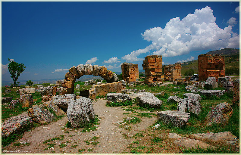 Хиераполиc. Древний античный город. Турция