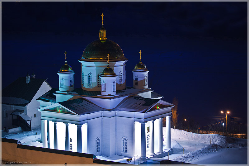 Нижний Новгород. Благовещенский монастырь. Ночная фотография