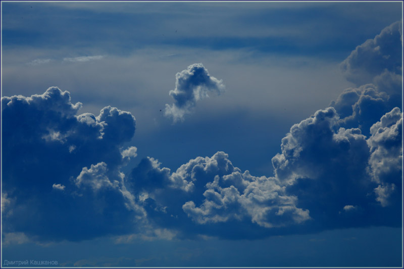Облако - морской конек. Фото красивых облаков