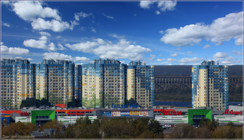 Нижний Новгород. Седьмое небо. Фото микрорайона. Ашан