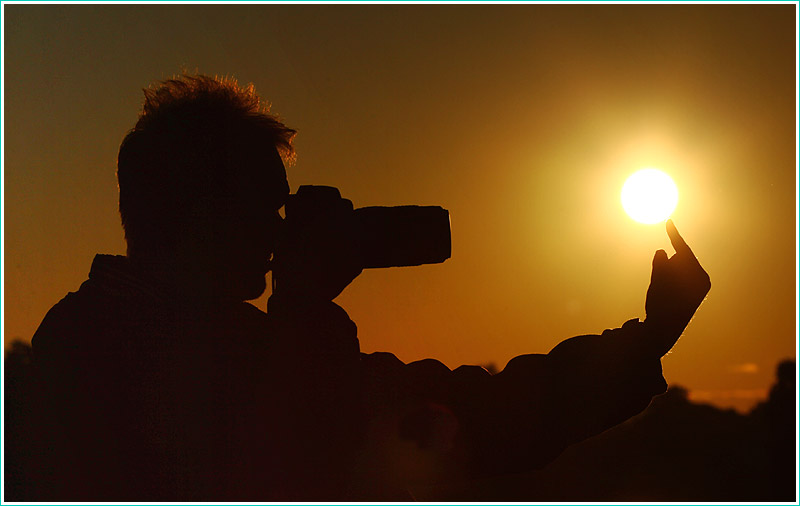 Как фотографировать солнце