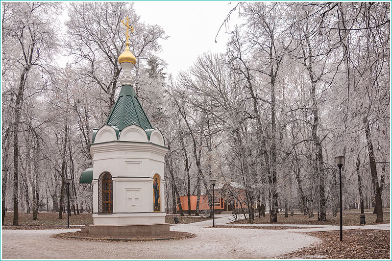 Парк Кулибина в Нижнем Новгороде. Зима