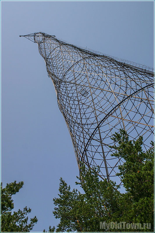 Высота Башни Шухова на Оке - 128 метров