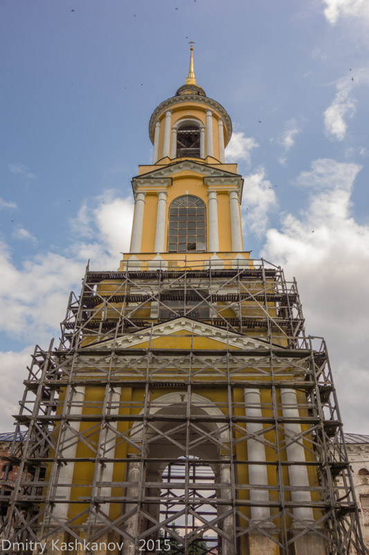 Фотографии Суздаля. Реставрация Преподобенской колокольни