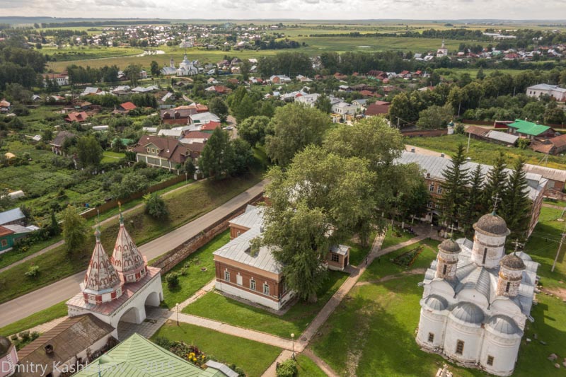 Ризоположенский монастырь. Фотографии Суздаля с Преподобенской колокольни