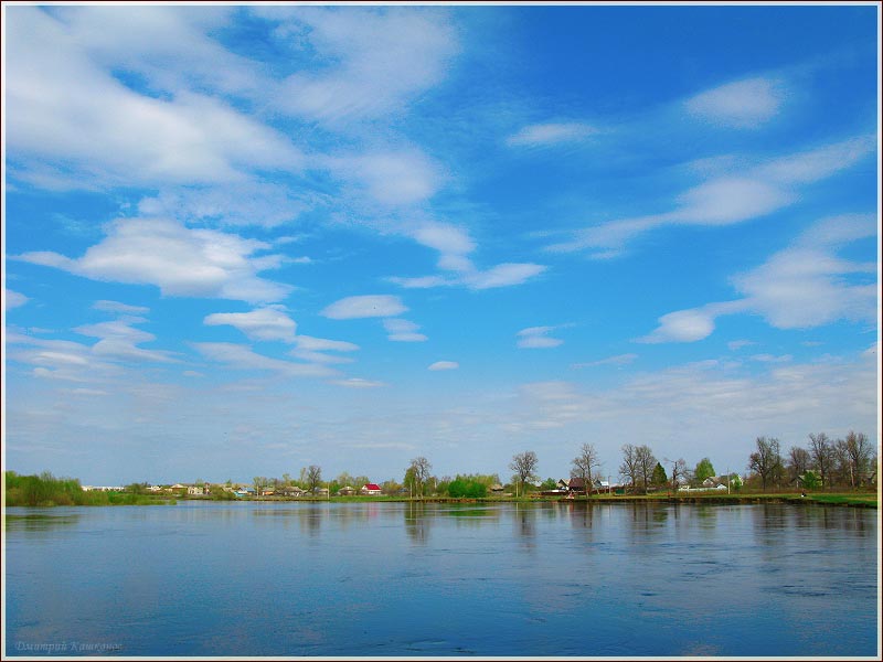 Фото весны. Деревня Галицы. Река Клязьма. Фото разлива