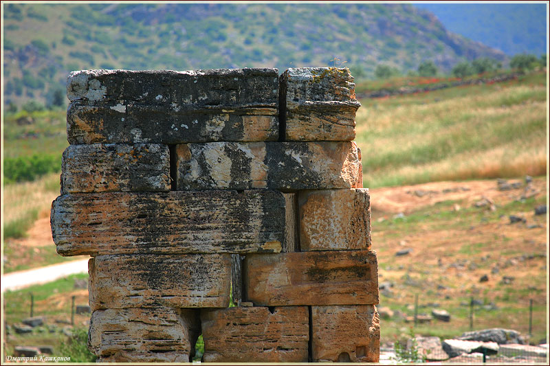 Развалины древнего города Хиераполис. Турция