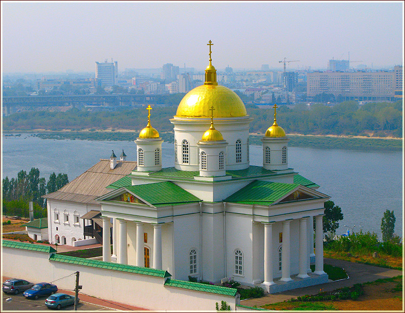 Благовещенский мужской монастырь в Нижнем Новгороде. Фотография высокого разрешения