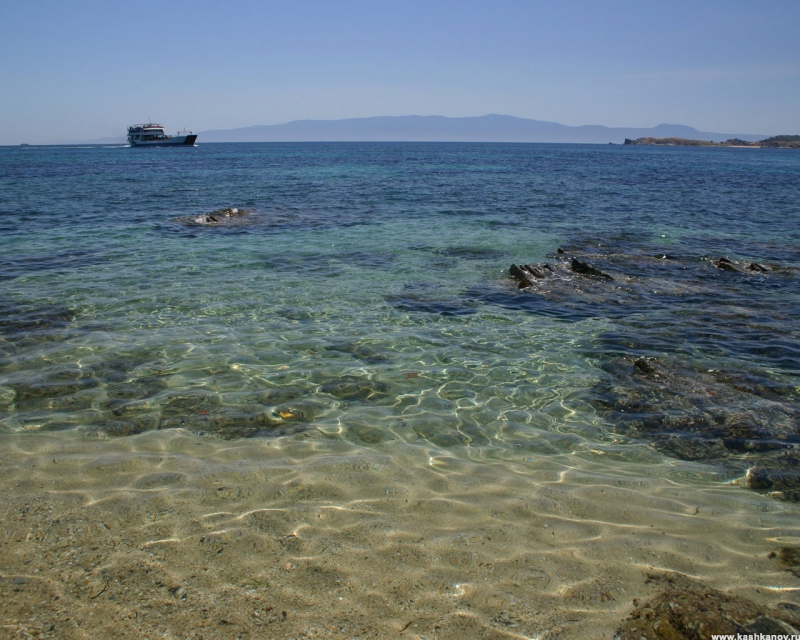 Пляжи Эгейского моря. Обои на рабочий стол. Скачать бесплатно. Греция. 1280х1024