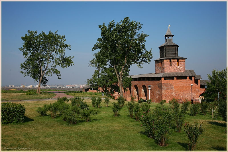 Часовая башня. Фото Нижнего Новгорода. Нижегородский Кремль