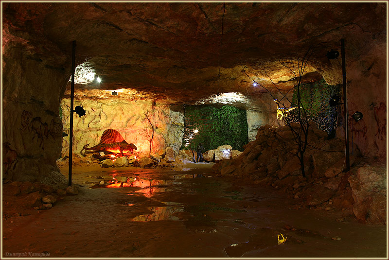 Зал динозавров. Пешелань. Подземный музей в шахте. Затерянный мир. Красивые фото высокого качества