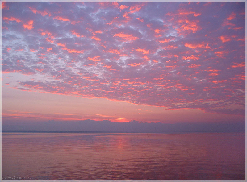 Фото заката на море. Горьковское море. Вечерний пейзаж. Красивые фото закатов
