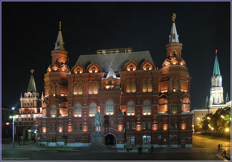 Ночная Москва. Фото ночного города
