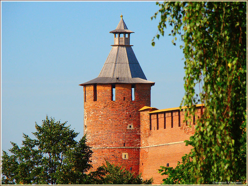 Виды Нижнего Новгорода. Коромыслова башня Нижегородского Кремля
