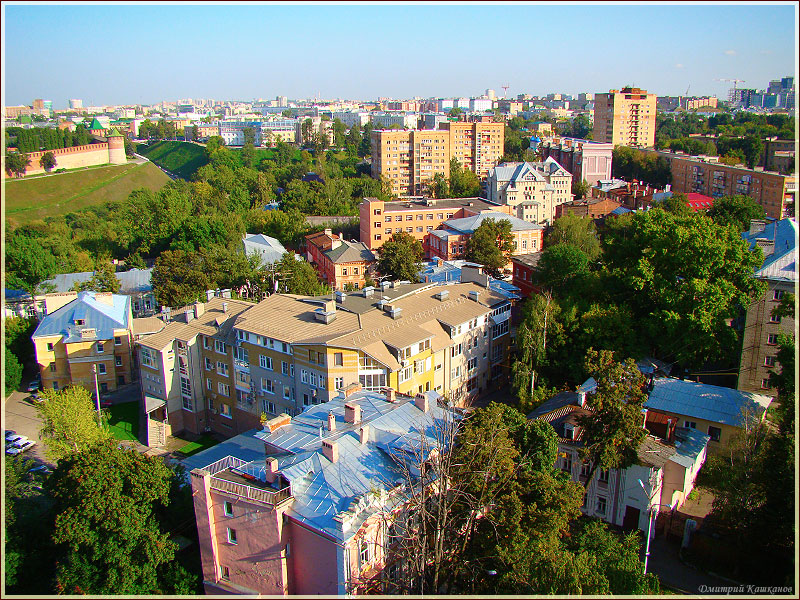 Виды Нижнего Новгорода. Старые дворики